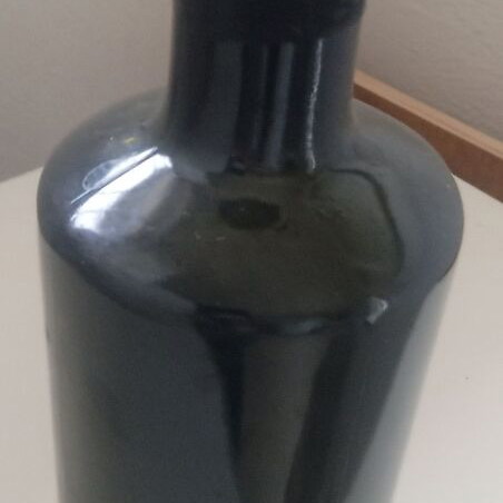 Oil bottle 500ml like new, dark green pharmaceutical glass