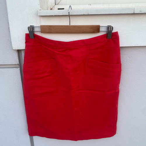 H&M coral skirt like new, size M 38 10