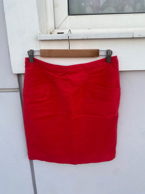 H&M coral skirt like new, size M 38 10
