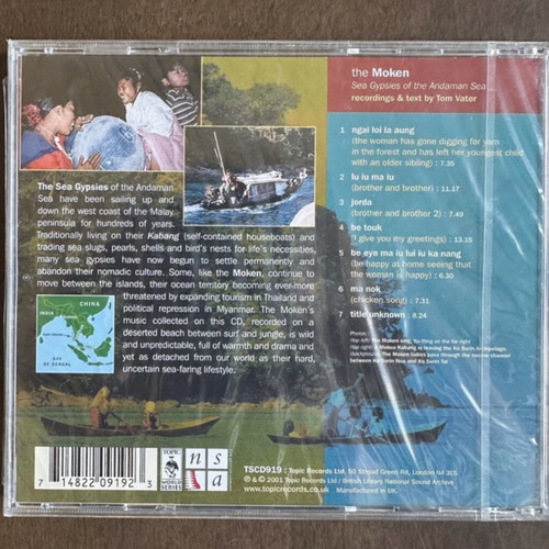 The Moken: Sea Gypsies of the Andaman Sea CD, traditional
