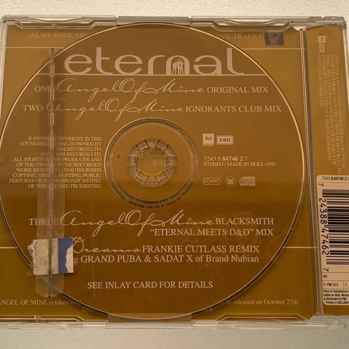 Eternal Angel of Mine CD single used, 4-track