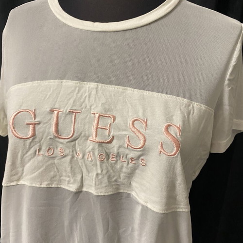 Guess women's T-shirt white size M like new