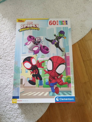Puzzle like new with 60 large pieces Spidey Amazing Friends Clementoni