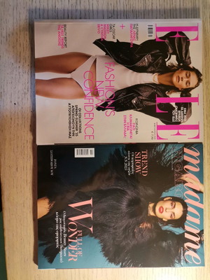 Elle and Madame Figaro magazines February 2025 new
