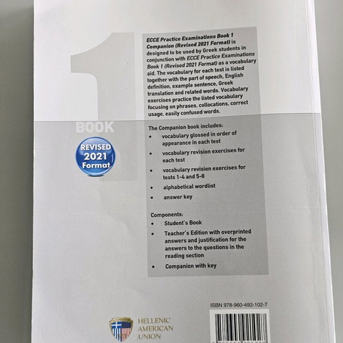 ECCE Practice Examinations 1 Companion like new