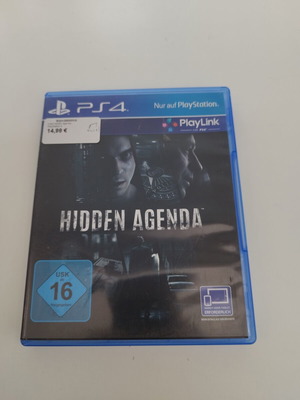 Hidden Agenda PlayStation 4 game used, action
