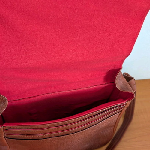 Leather camera bag like new