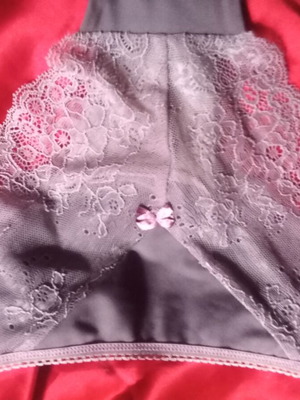 Bikini with lace beige, size M