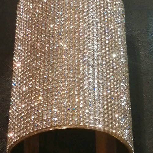 Bracelet cuff used with strass
