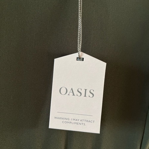 Oasis green dress size 38