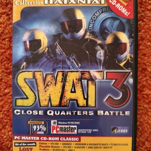 PC Master CD issue 159 used with SWAT 3