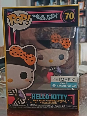 Funko Pop! Hello Kitty with Gift Black Light #70 Primark Exclusive new