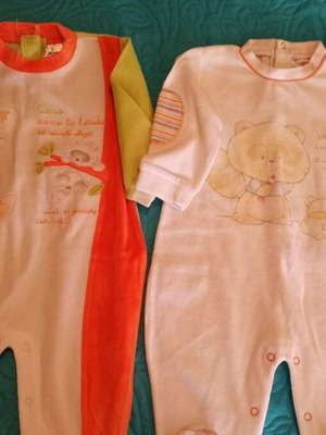 2-piece velour bodysuits