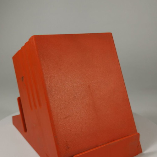 Leitz 5317 Slany Design desk pencil holder used, orange
