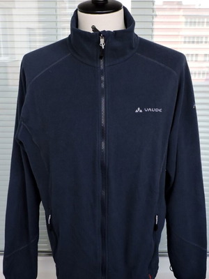Vaude men's outdoor polar fleece used, size XL, dark gray