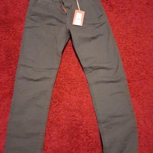 Chino pants green-khaki Funky Buddha new, size 28
