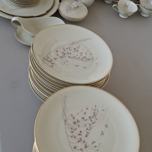 Heinrich Bavaria Porcelain Dinner, Tea, and Coffee Set like new Madeline 1950-1960