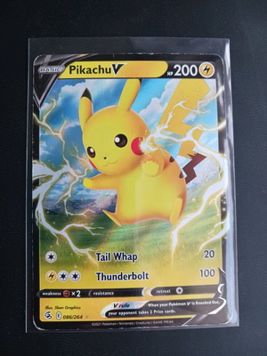 Pikachu V used