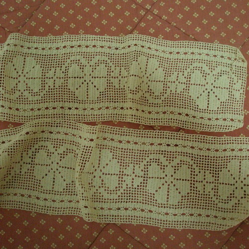 Lace ecru beige 6 meters and 2 pieces atrante new