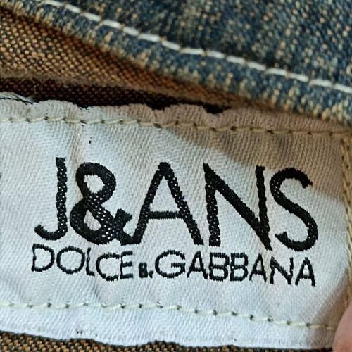 Dolce & Gabbana women's denim jacket new, grey-brown faded, size S