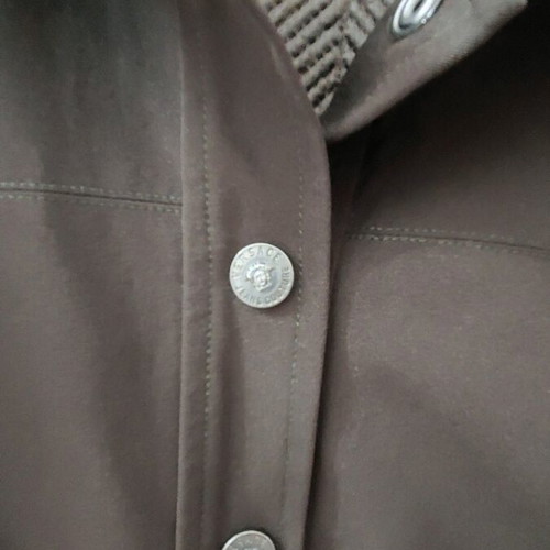 Versace brown elastic jacket like new