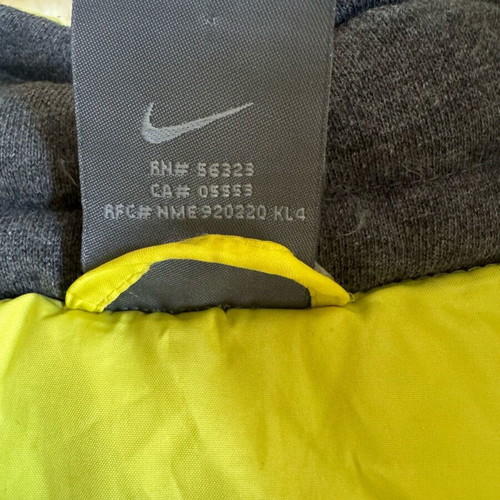Nike down jacket used, yellow, size S