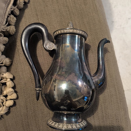 Christofle silver tea pot like new, 28 cm height