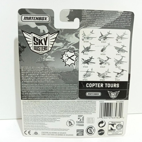 Mattel Matchbox Sky Busters Copter Tours toy new