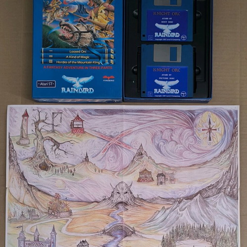 Knight Orc (Rainbird) for Atari ST like new, complete in box