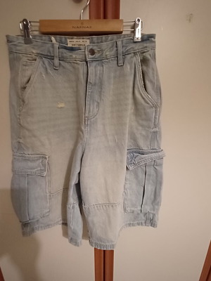 Βερμούδα αντρικό τζιν Pull & Bear σαν καινούργιο, μπλε