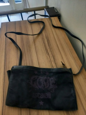 Just Cavalli crossbody bag used, black