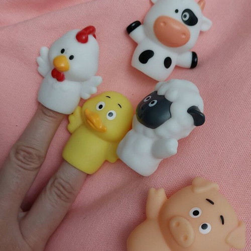 Finger animals new, set of five pieces