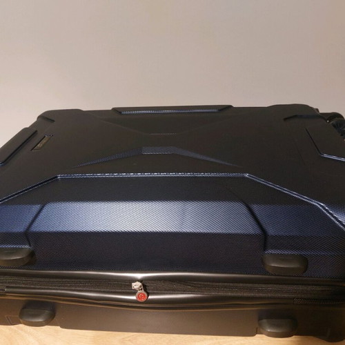 Stelxis large suitcase new, blue with extension