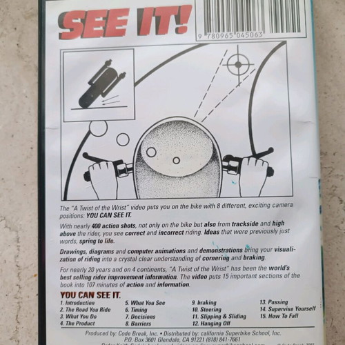 A Twist of the Wrist Keith Code DVD like new