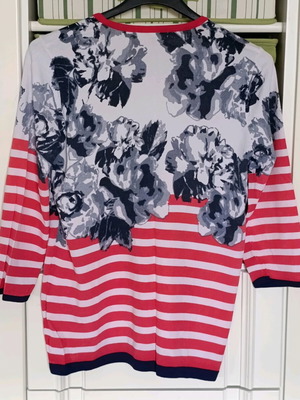 Blouse used, spring colorful, size XL