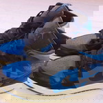  JORDAN 1 MID No43 BLACK/ROYAL BLUE