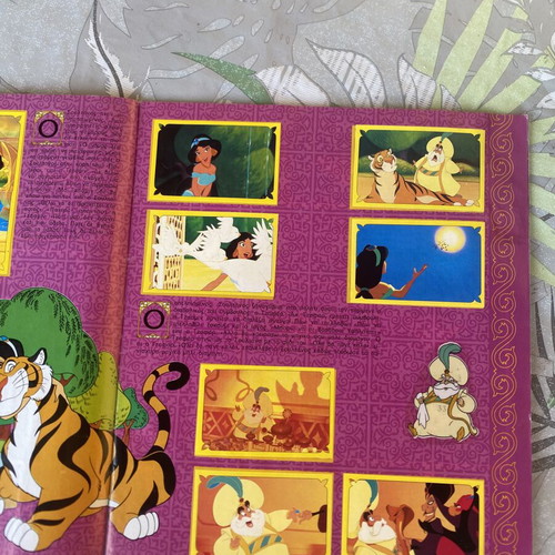 Panini Aladdin sticker album 1993, used, complete 100%