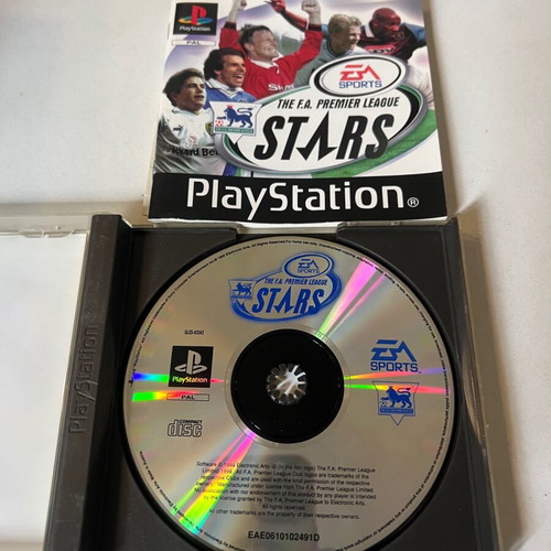 The FA Premier League Stars PlayStation (PS1) used CIB