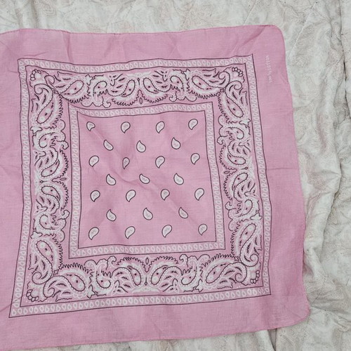 Pink bandana for head new