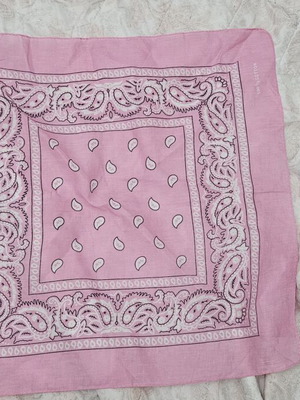 Pink bandana for head new