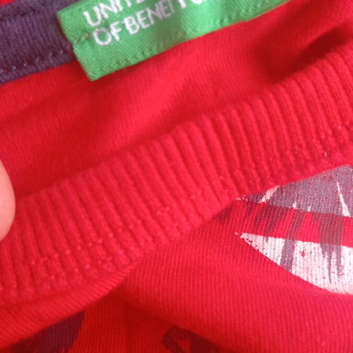 Benetton baby t-shirt like new, size 1-2 years, 100% cotton