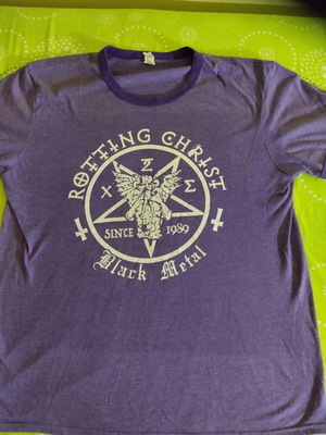 Rotting Christ T-shirt, Anvil, purple, XL