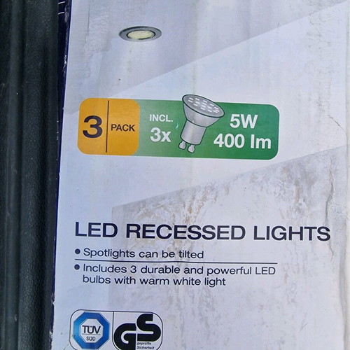 Spotlights like new, pack of 7 pieces