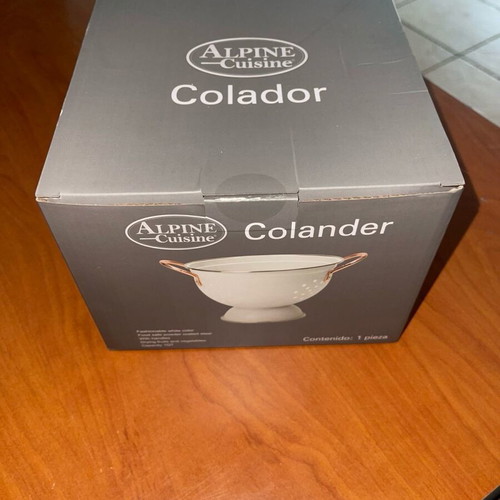 Colander 21cm with side handles white new