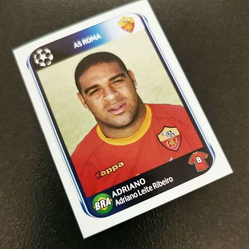 Adriano Panini UEFA Champions League 2010-2011 Sticker #309 AS Roma Brazil