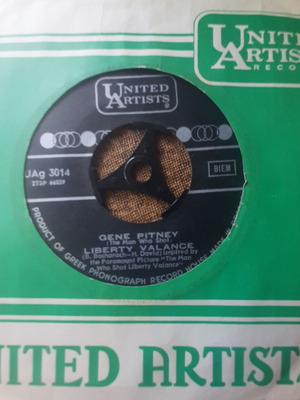 Gene Pitney Liberty Valance Take It Like A Man 7" single μεταχειρισμένο, pop