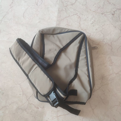 Sling bag crossbody gray, like new, 32x28x10 cm