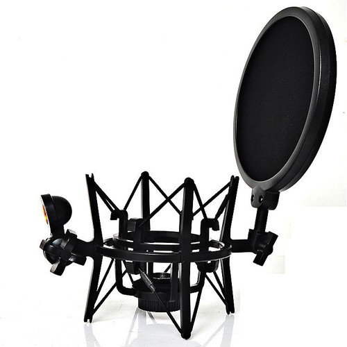 Shock Mount and Pop Shield Filter 2 in 1 new
