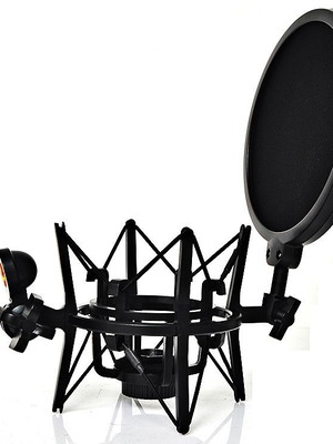 Shock Mount και Pop Shield Filter 2 σε 1 νέο