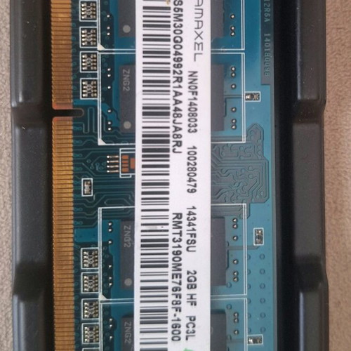 SO DIMM RAM 2GB for laptop like new